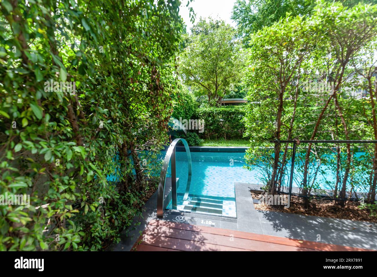 Modern villa surrounded green hi-res stock photography and images - Alamy
