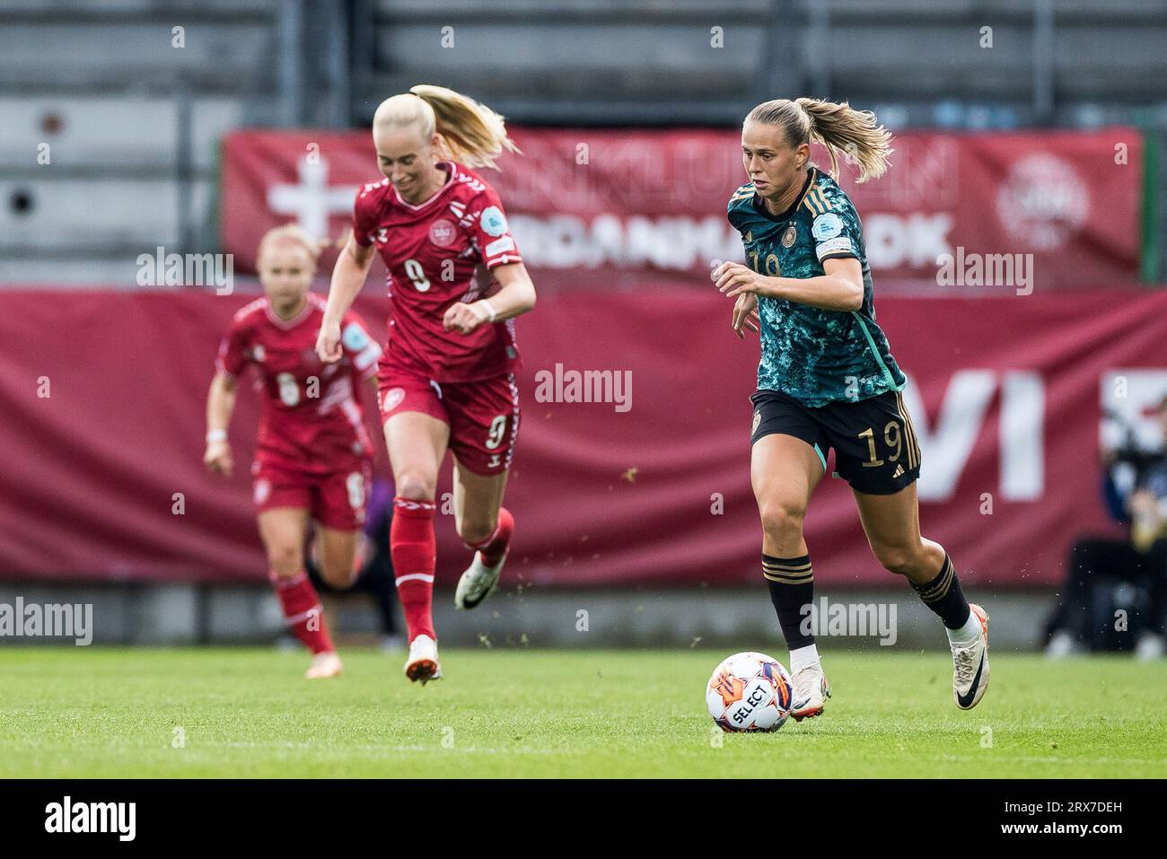 Klara Buehl (Deutschland, 19) UEFA Women?s Nations League Daenemark Deutschland,