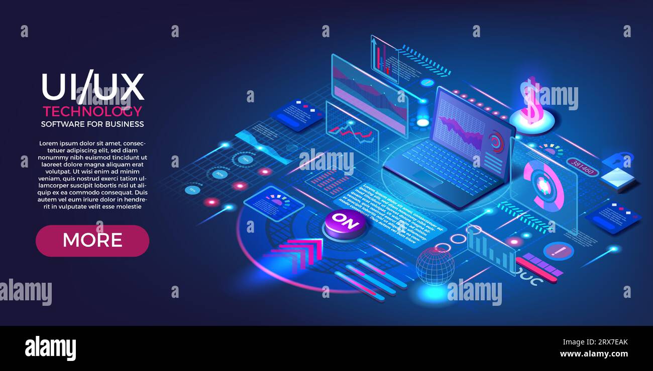 Infographic dashboard ux ui interface hi-res stock photography and ...