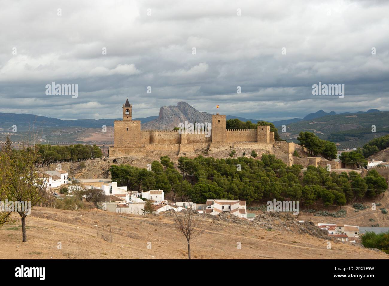 Alcazaba de Antequera, Andalucía, España Stock Photo