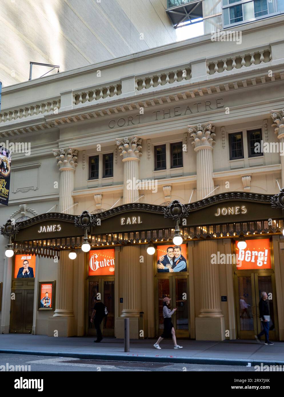 The James Earl Jones Theater was formerly the Cort, 2023, NYC, USA Stock Photo