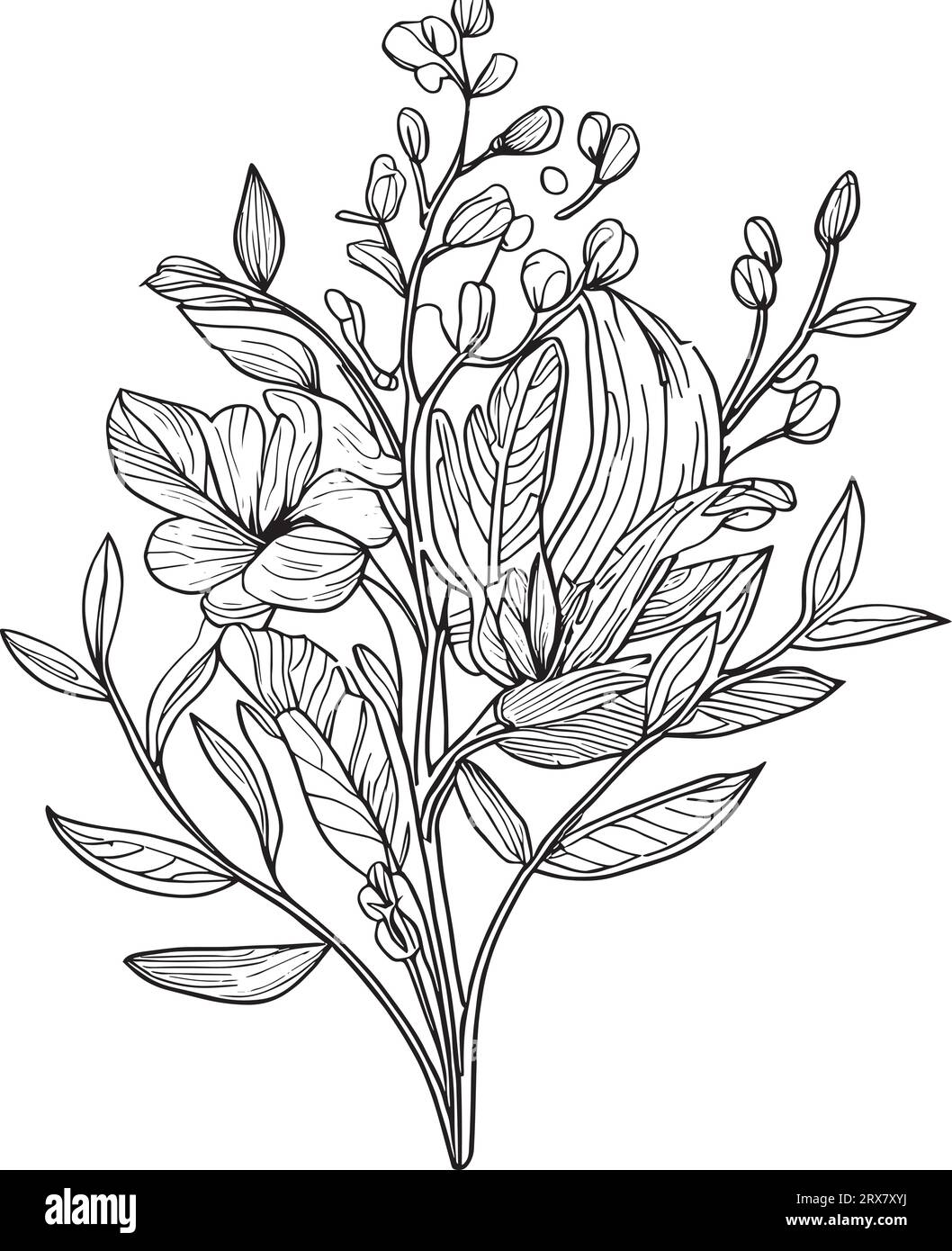 wildflower botanical tattoos, wildflower back tattoos, unique