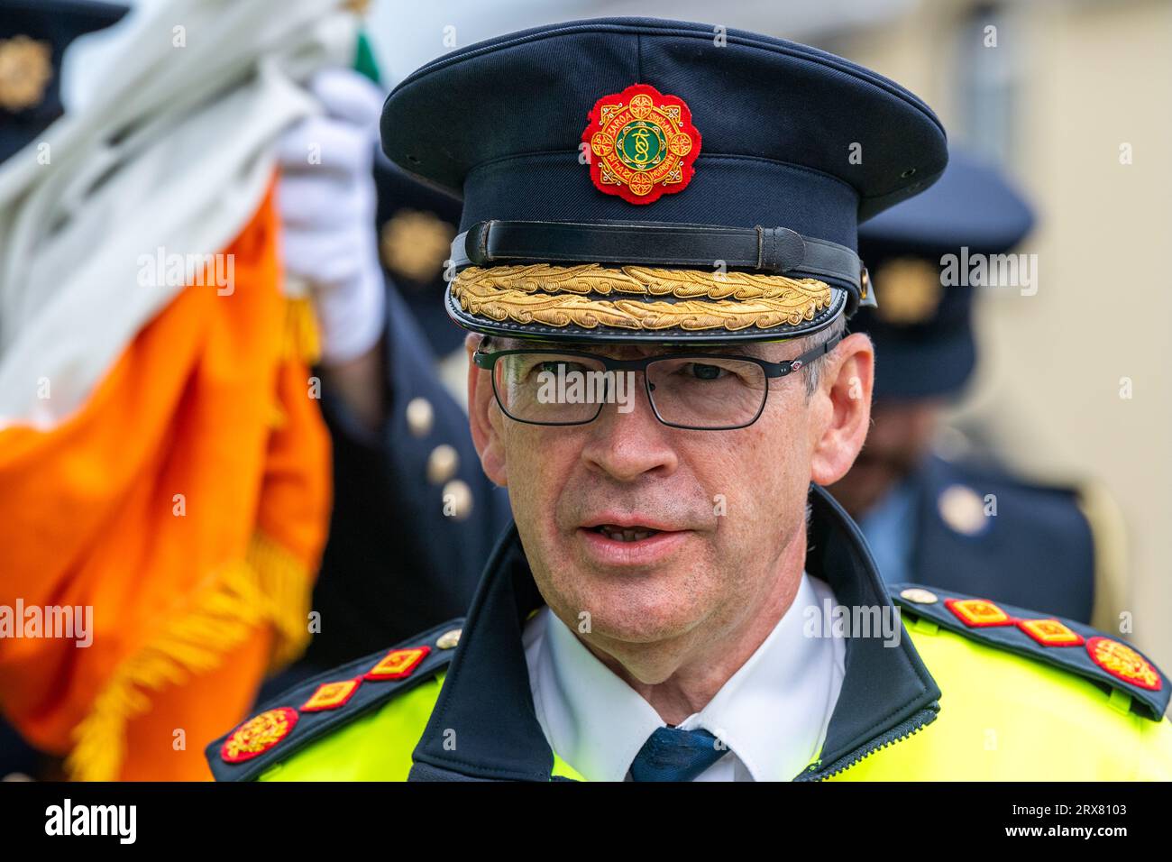 An Garda Siochána Commissioner Drew Harris. Stock Photo