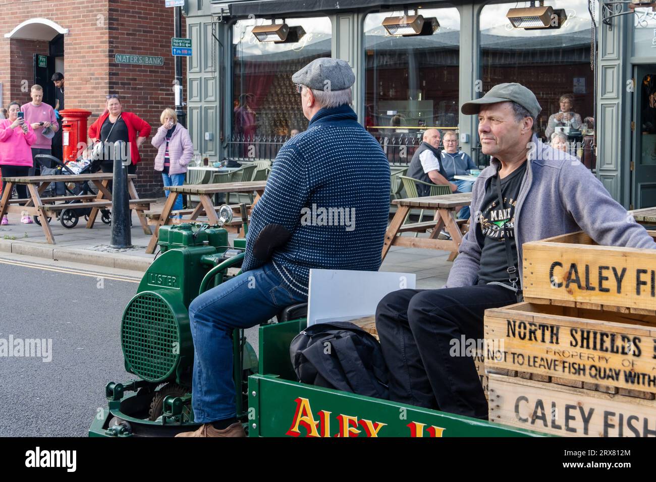 The restored 1965 Fish Quay Popper, seen in the parade for the