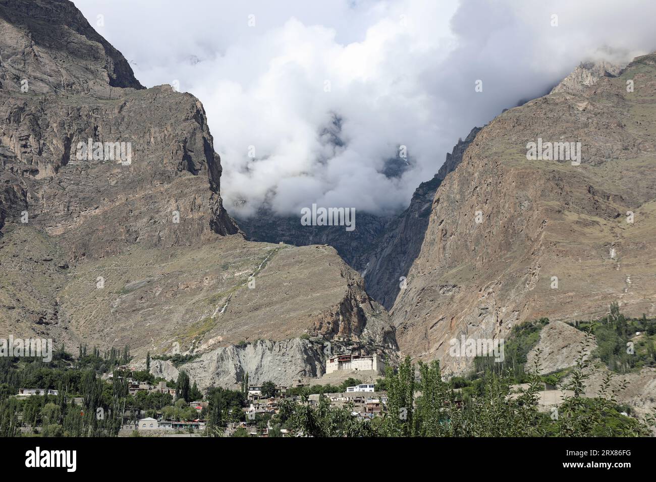 Baltit Fort at Karimabad in northern Pakistan Stock Photo Alamy