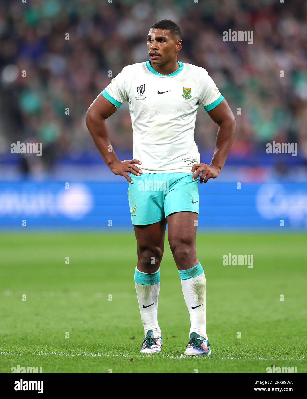 South Africa’s Damian Willemse during the Rugby World Cup 2023, Pool B