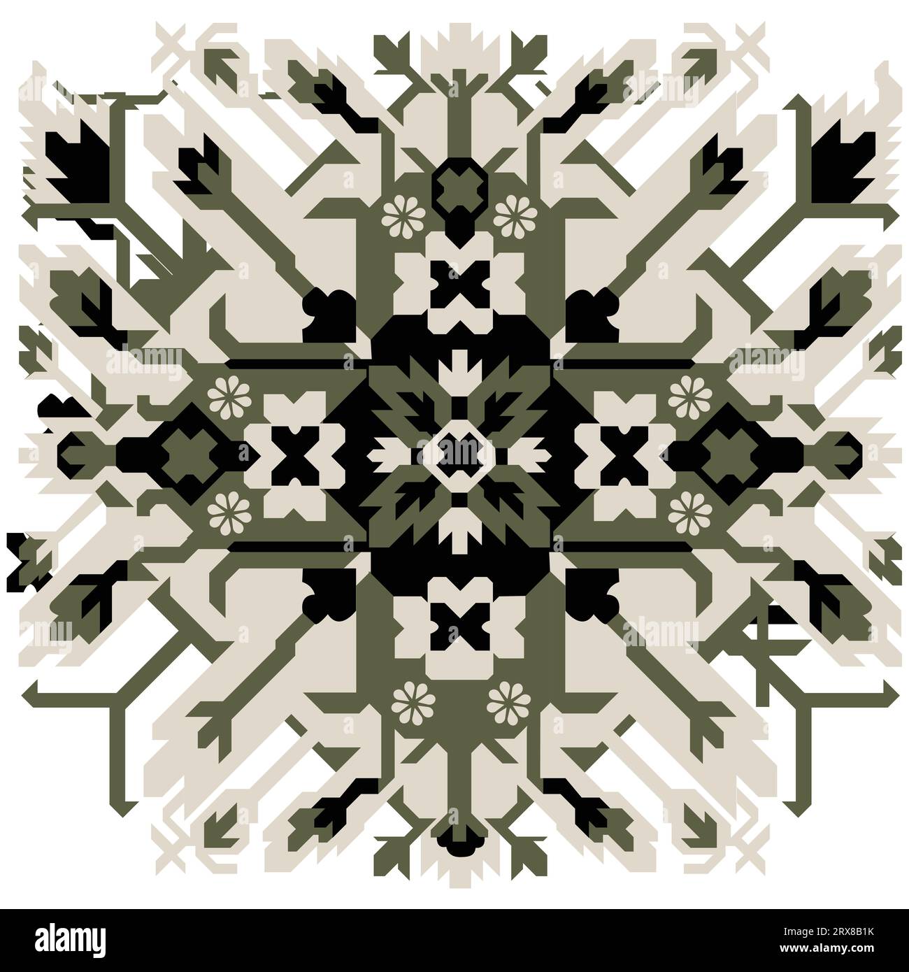A black and white pattern with arrows on a white background Stock Vector