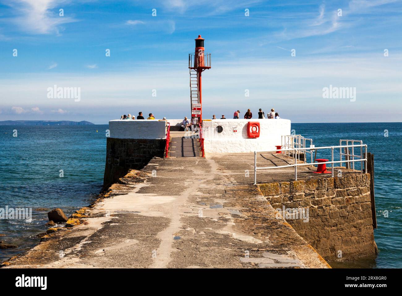 Banjo Pier, Looe, Cornwall, England, U.K Stock Photo Alamy