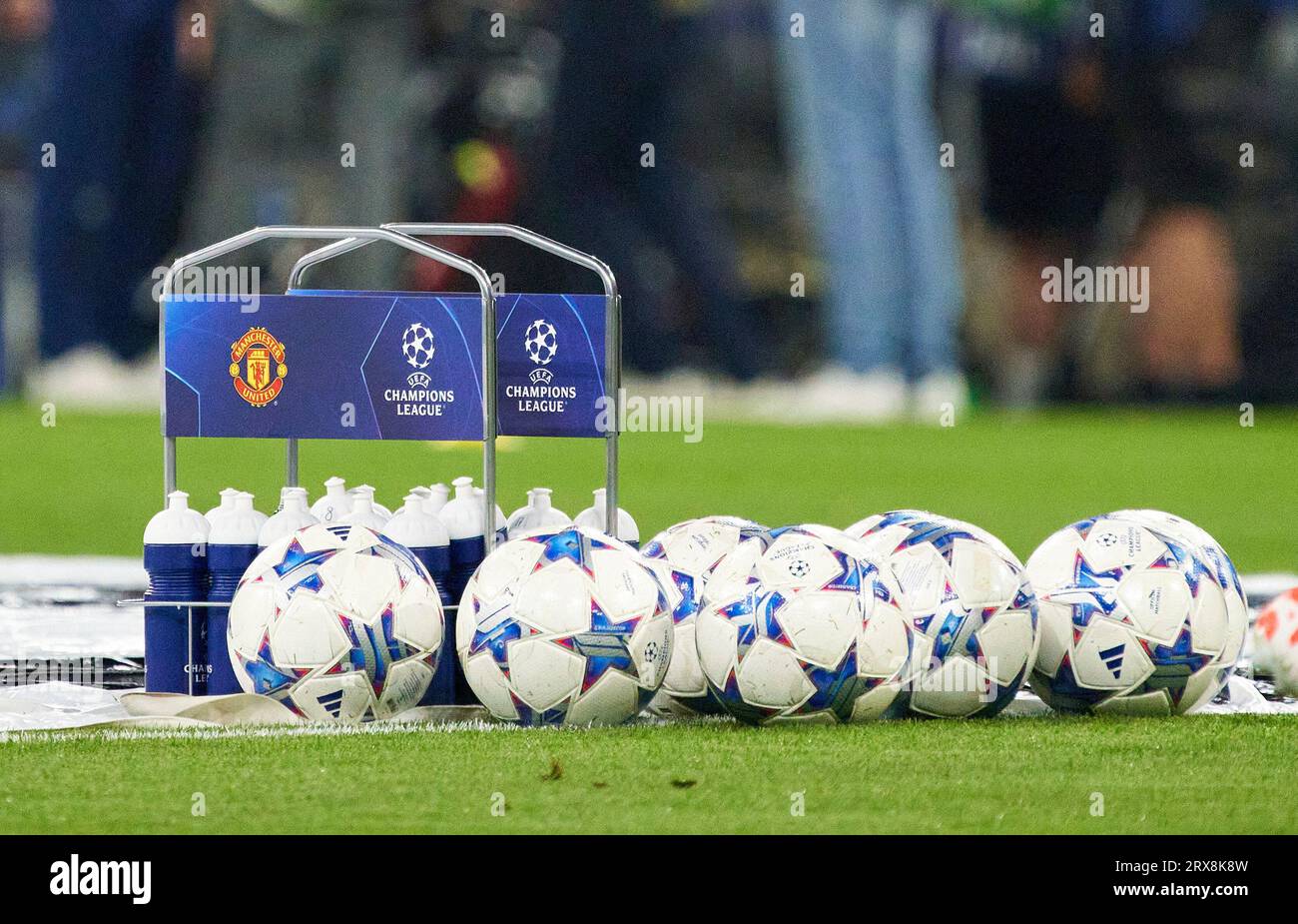 Champions League Balls in the group stage match FC BAYERN MUENCHEN