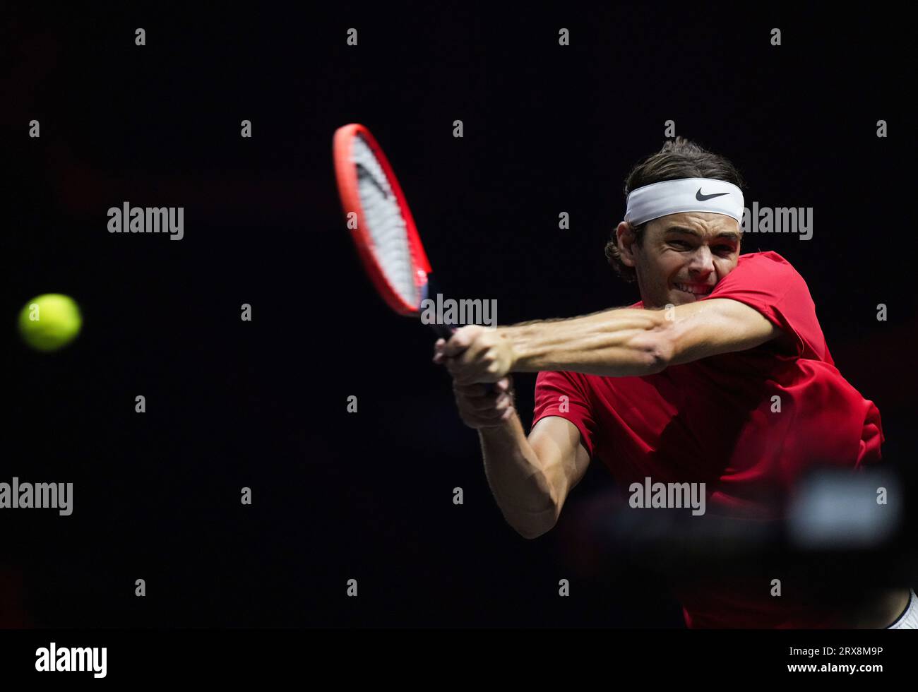 PHOTOS: Andrey Rublev, Taylor Fritz warm up for Vienna with Red