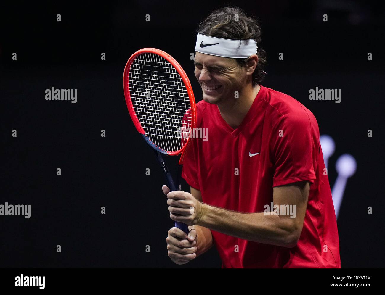 PHOTOS: Andrey Rublev, Taylor Fritz warm up for Vienna with Red