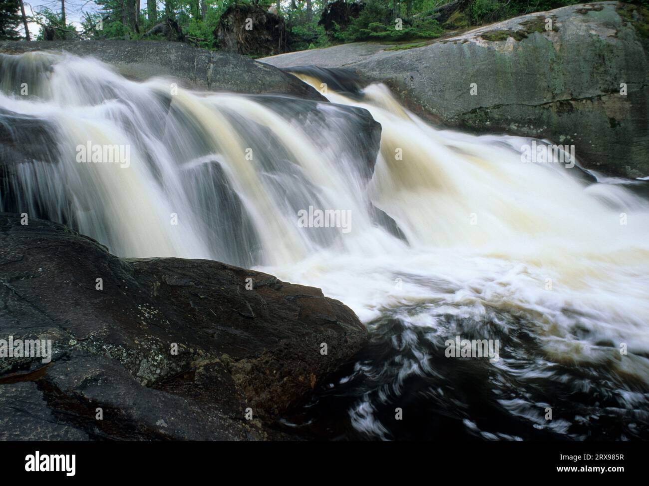 High Falls on Oswegatchie River, Five Ponds Wilderness, Adirondack Park