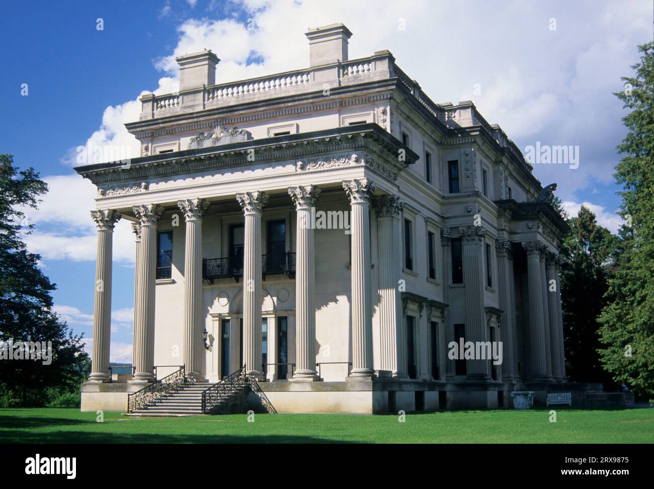 Vanderbilt Mansion, Vanderbilt Mansion National Historic Site, New York Stock Photo