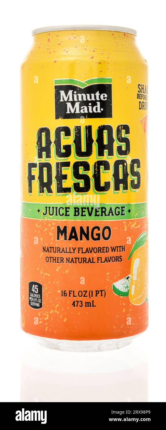 Minute Maid Aguas Frescas Naturally Flavored Mango Juice Drink, 16