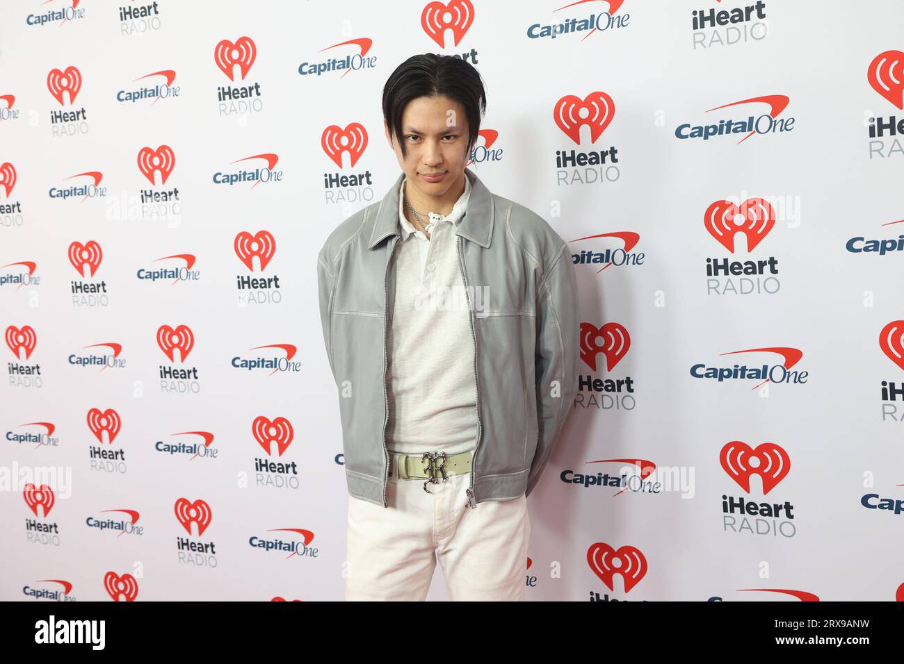 Las Vegas, United States. 23rd Sep, 2023. Kevin Li arrives for the iHeartRadio Music Festival at T-Mobile Arena in Las Vegas, Nevada on Saturday, September 23, 2023. Photo by James Atoa/UPI Credit: UPI/Alamy Live News Stock Photo