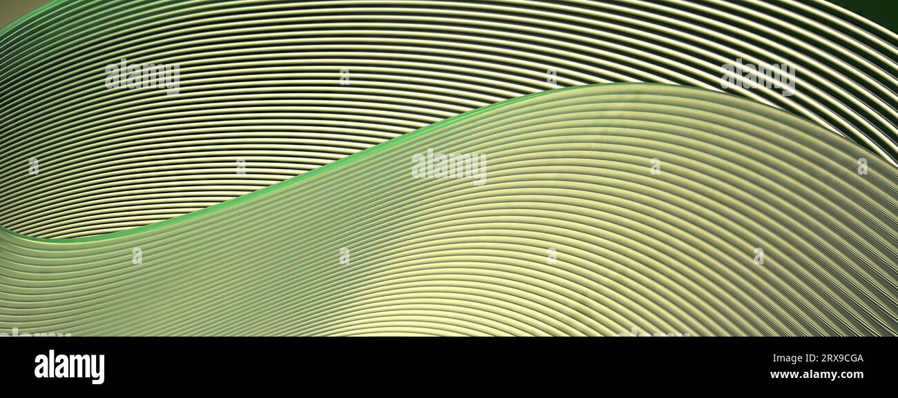 Background of an elegant and modern 3D rendering image of bezier green ...