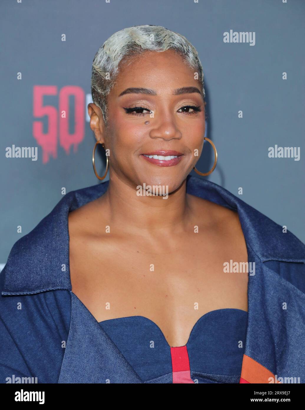 Buena Park, USA. 23rd Sep, 2023. Tiffany Haddish arrives at Knotts