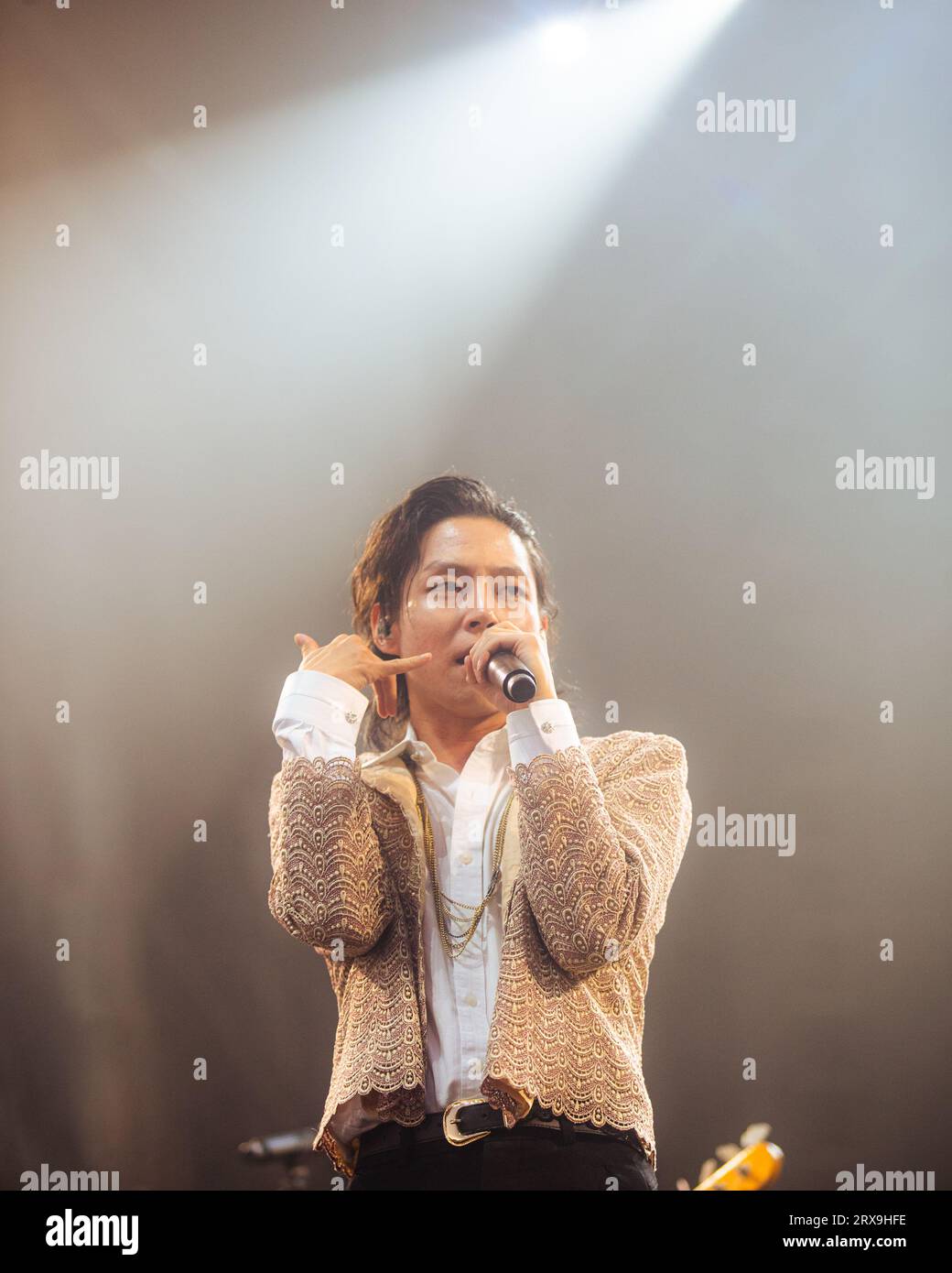 las-vegas-usa-23rd-sep-2023-south-korean-indie-rock-band-the-rose