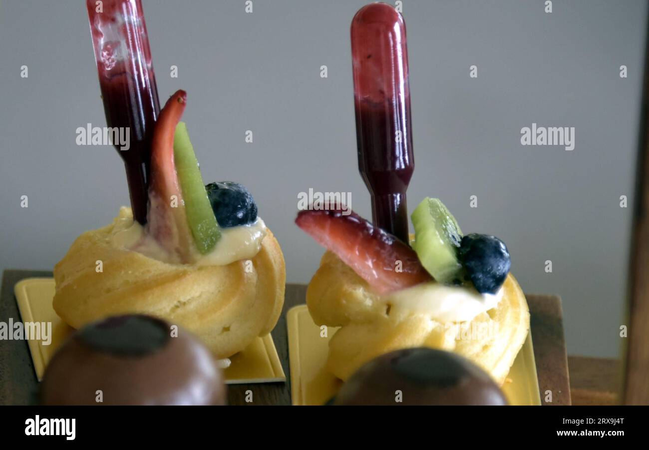 fancy cakes, afternoon tea , desserts, sweet tooth Stock Photo Alamy