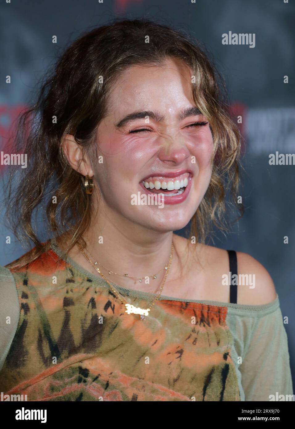 Buena Park, USA. 23rd Sep, 2023. Haley Lu Richardson arrives at Knotts