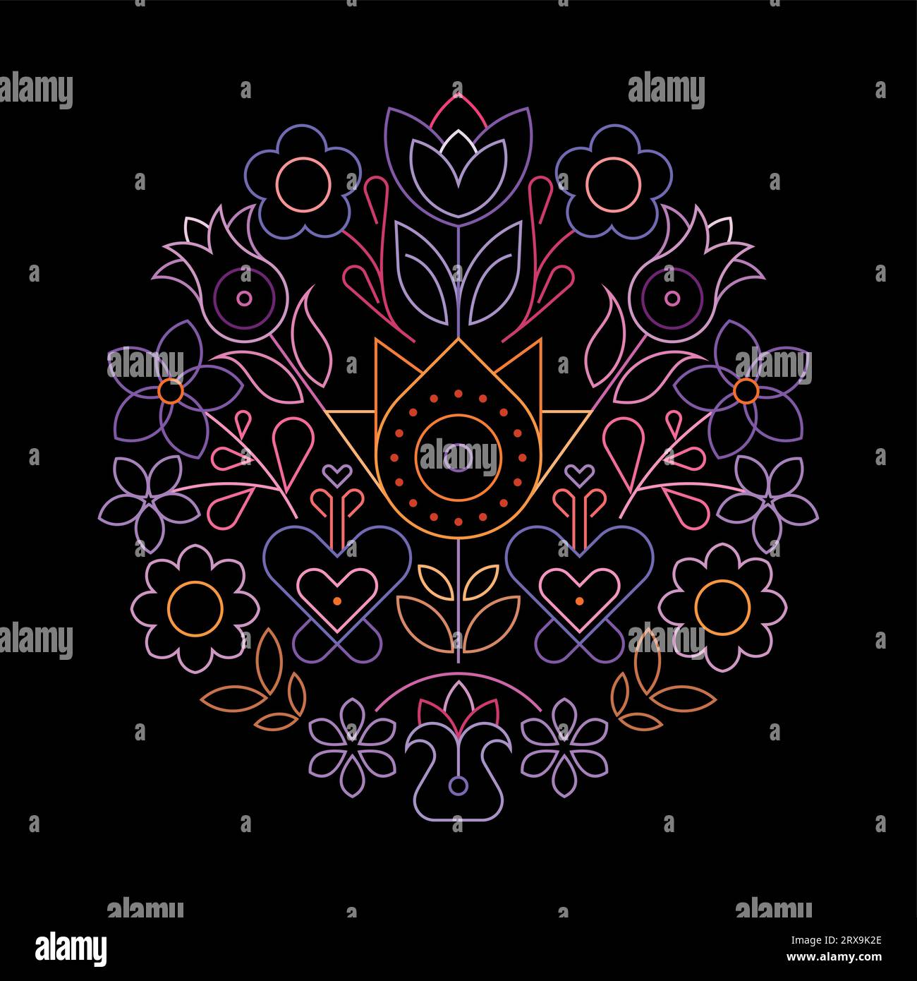 Abstract art design. Stock Vector