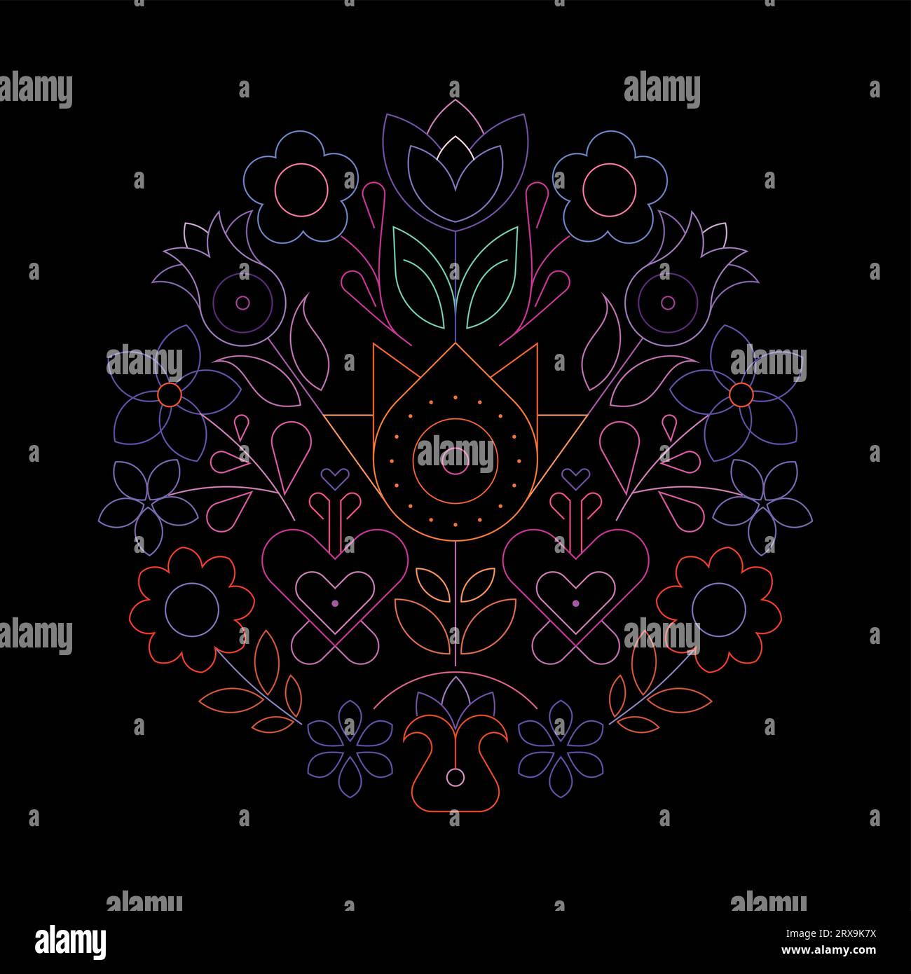 Abstract art design. Stock Vector