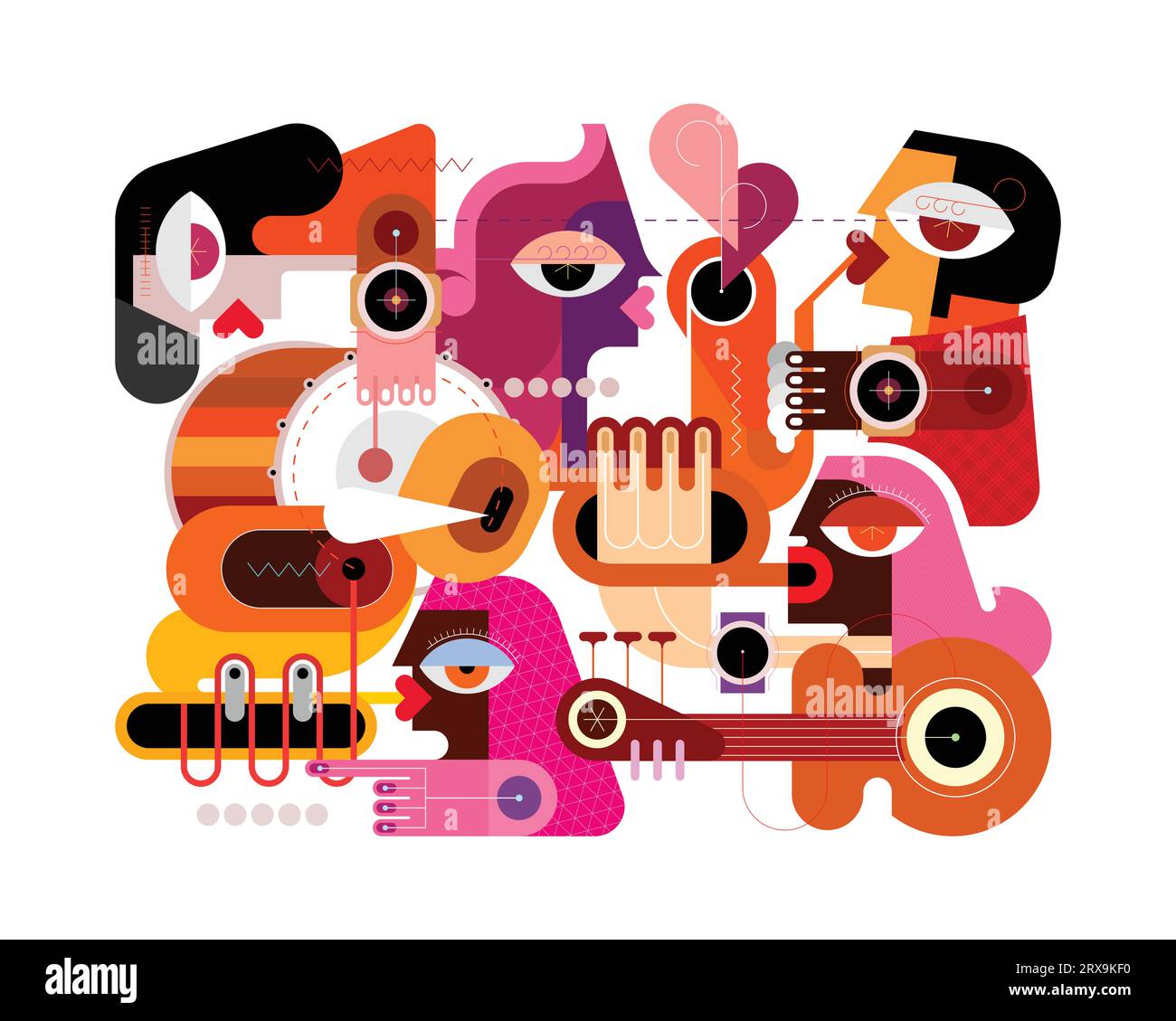 Ensemble Stock Vector Images Alamy