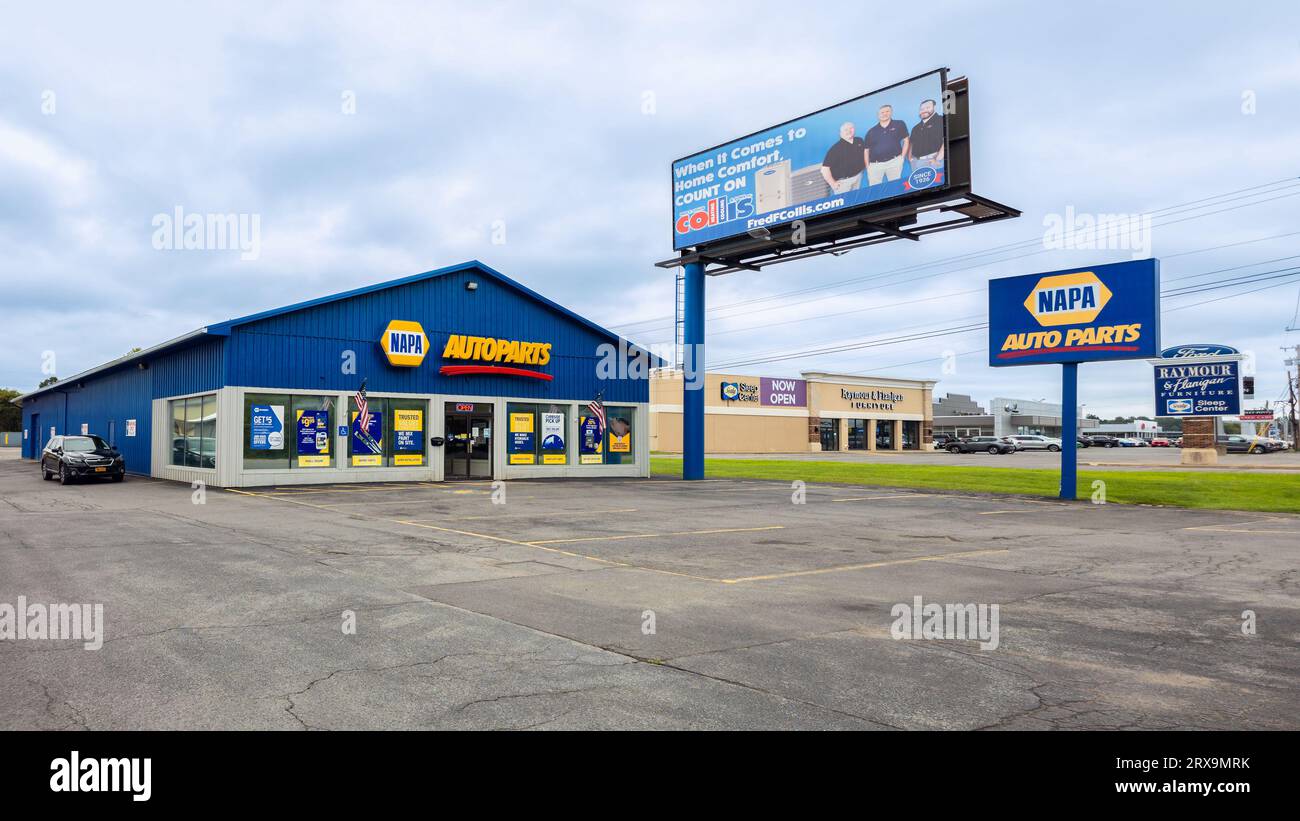 Yorkville, New York Sep 9, 2023 Ultra Wide View of Napa Auto Parts