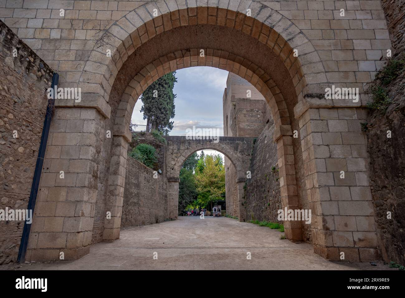 Alhambra de Granada. Palace and fortress. Ramparts, interiors ...