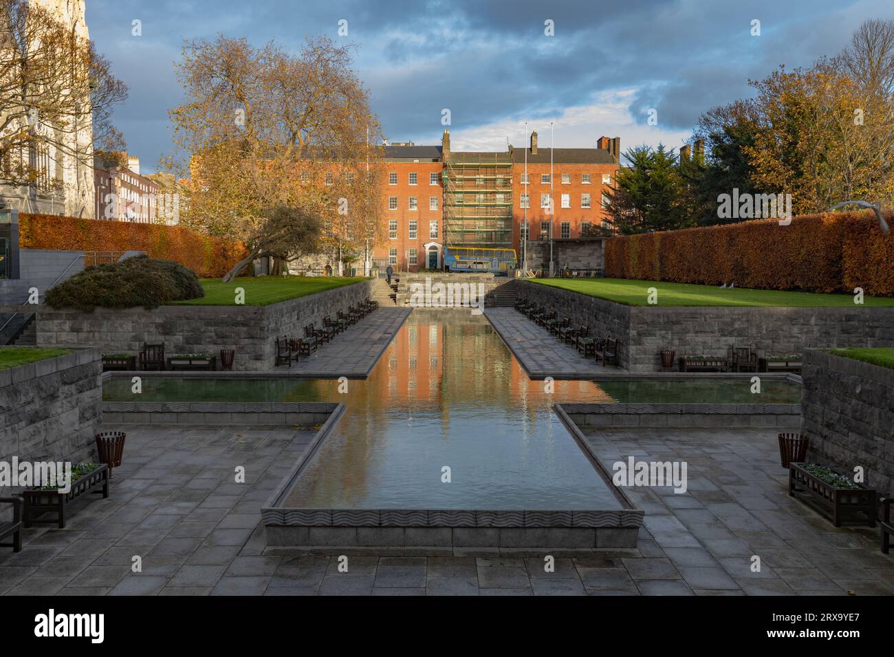 Garden of Remembrance, Irish heritage, Famouse place dedicated to the memory of all those who gave their lives in the cause of Irish Freedom, Dublin Stock Photo