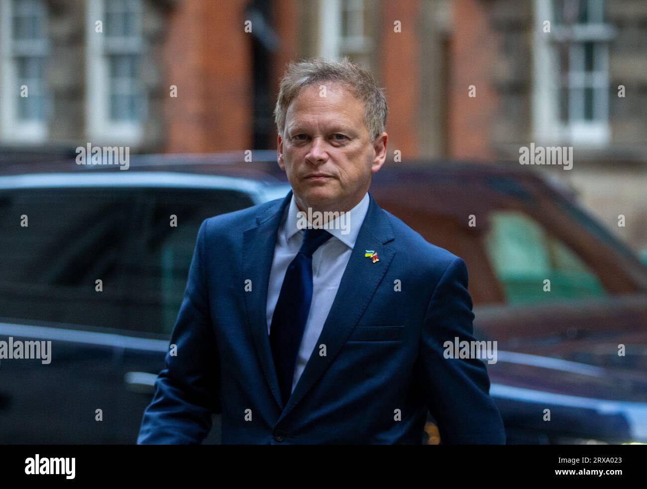 London, England, UK. 24th Sep, 2023. Secretary of State for Defence GRANT SHAPPS seen in Westminster before appearing on Sunday political tv shows. (Credit Image: © Tayfun Salci/ZUMA Press Wire) EDITORIAL USAGE ONLY! Not for Commercial USAGE! Credit: ZUMA Press, Inc./Alamy Live News Stock Photo