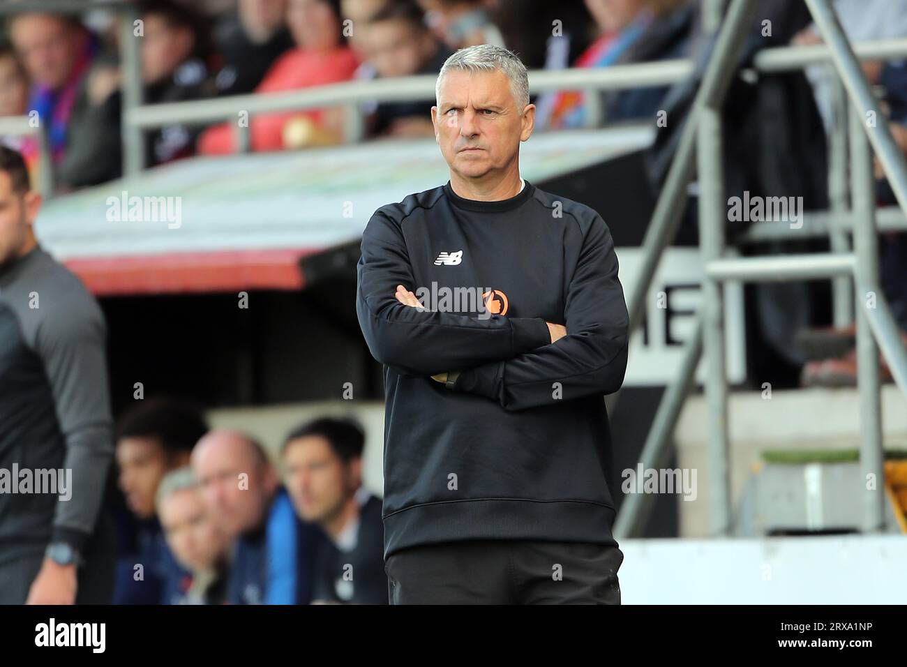 Hartlepool United manager John Askey during Dagenham & Redbridge vs