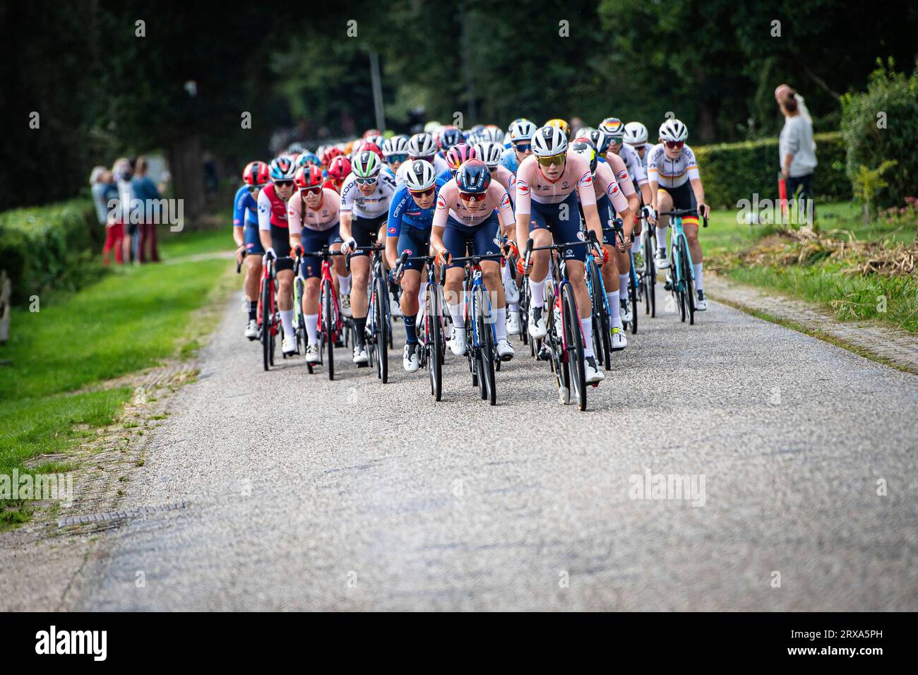 Uec european road cycling championships 2023 drenthe hires stock