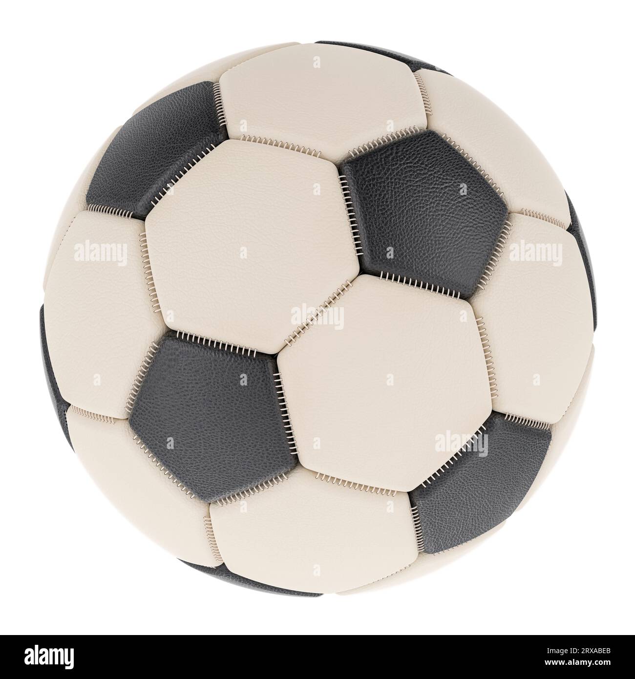 Soccer ball, 3D rendering isolated on white background Stock Photo - Alamy