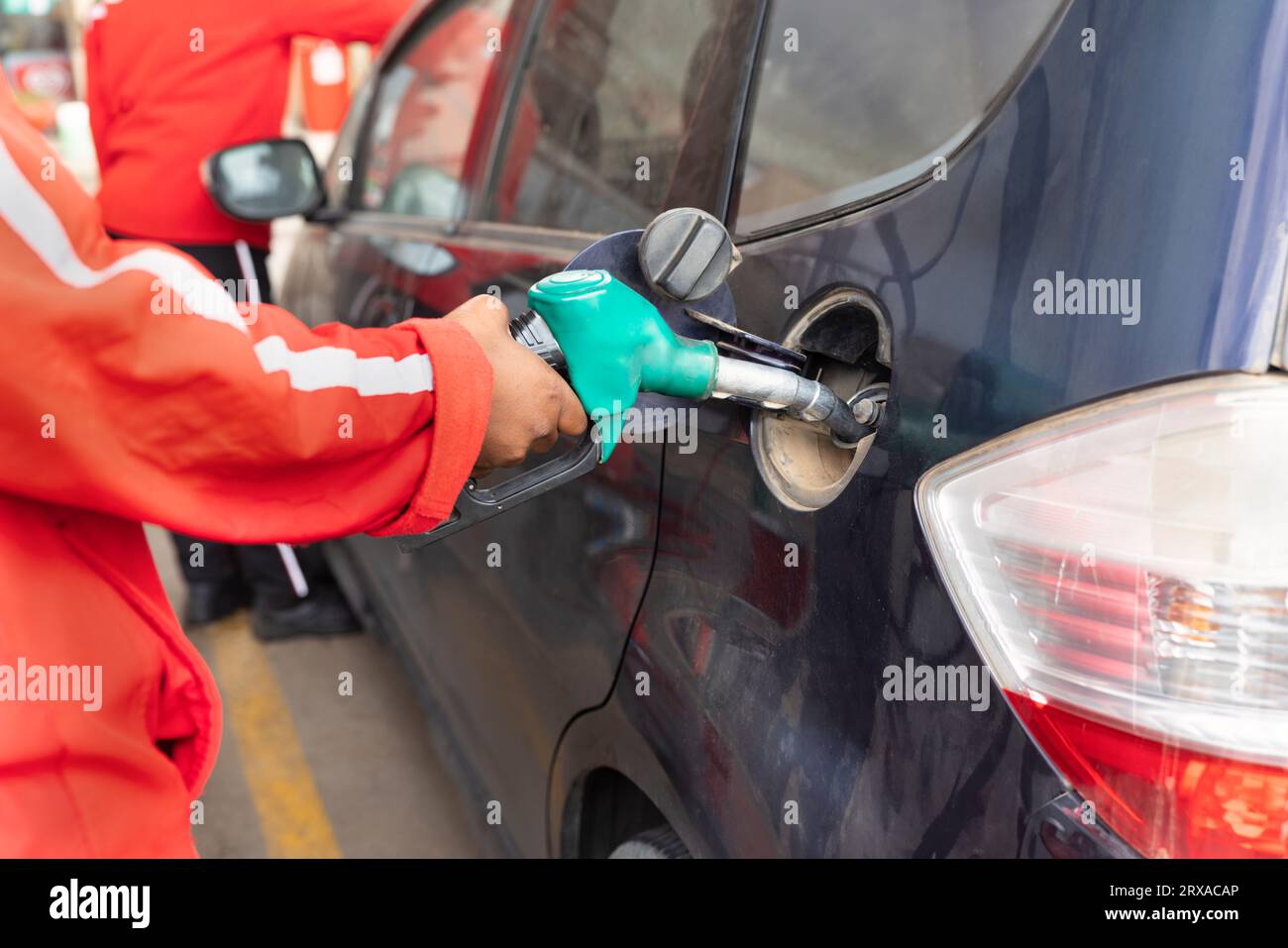 Refueiling Car Refueling Blue Car Hydrogen Cars | Fuel Cell Electric Vehicles