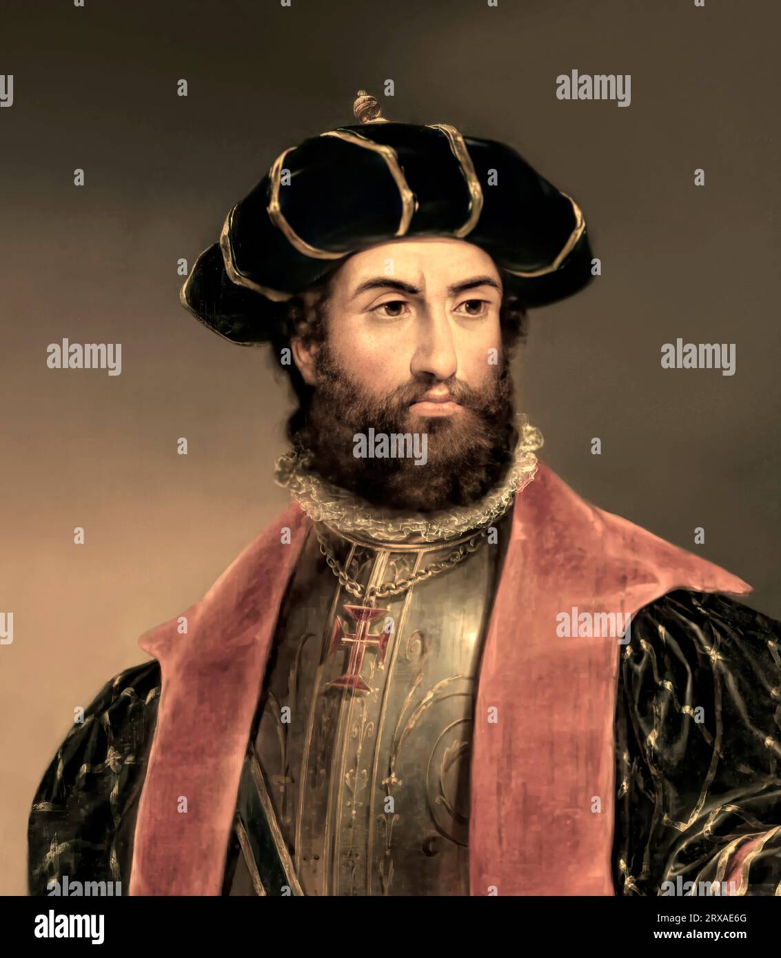 Vasco Da Gama, C. 1460s – 1524, Portuguese Explorer, Digitally Edited ...