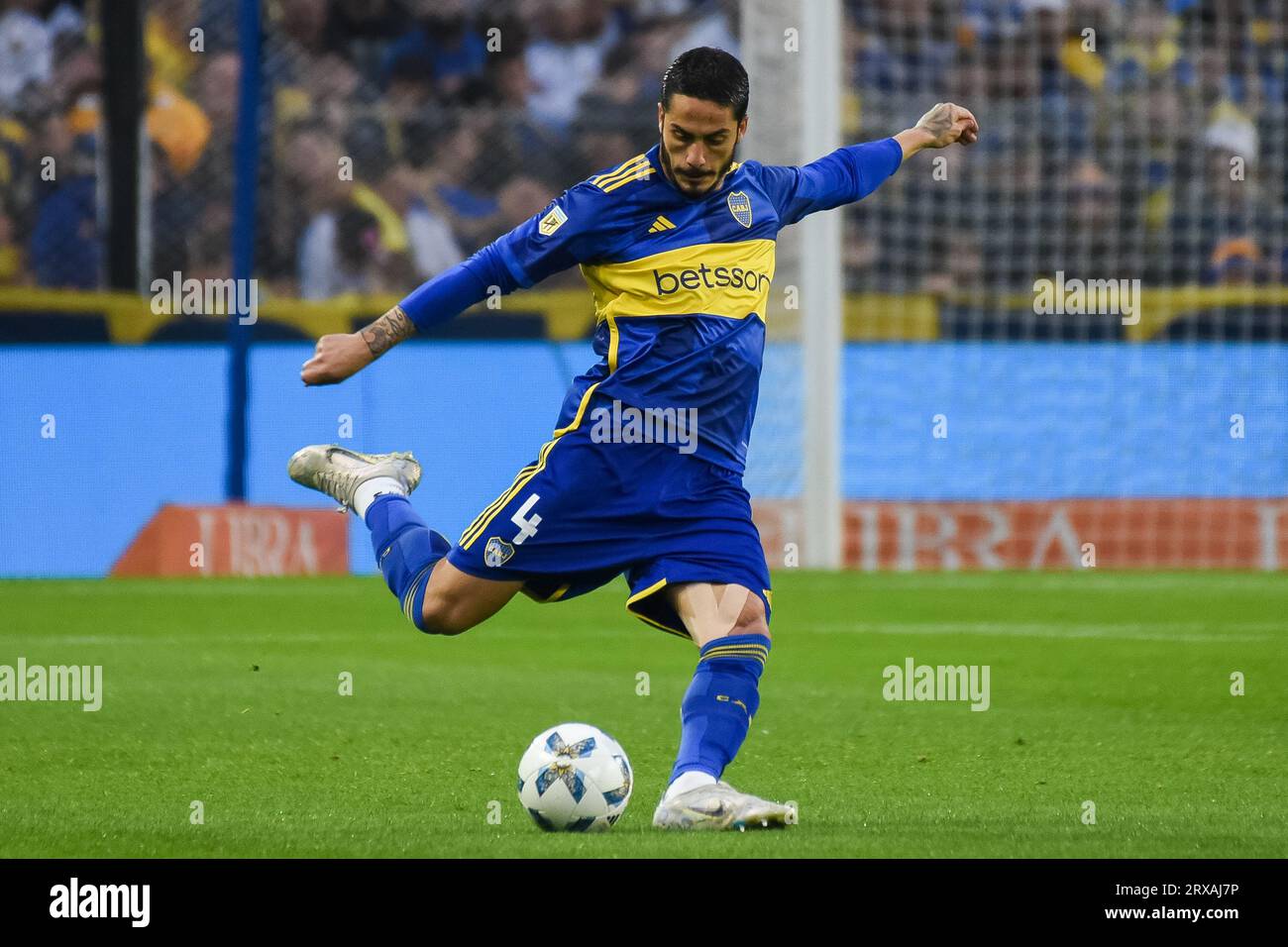 Buenos Aires, Argentina. 23rd Sep, 2023. Nicolas Figal of Boca Juniors ...