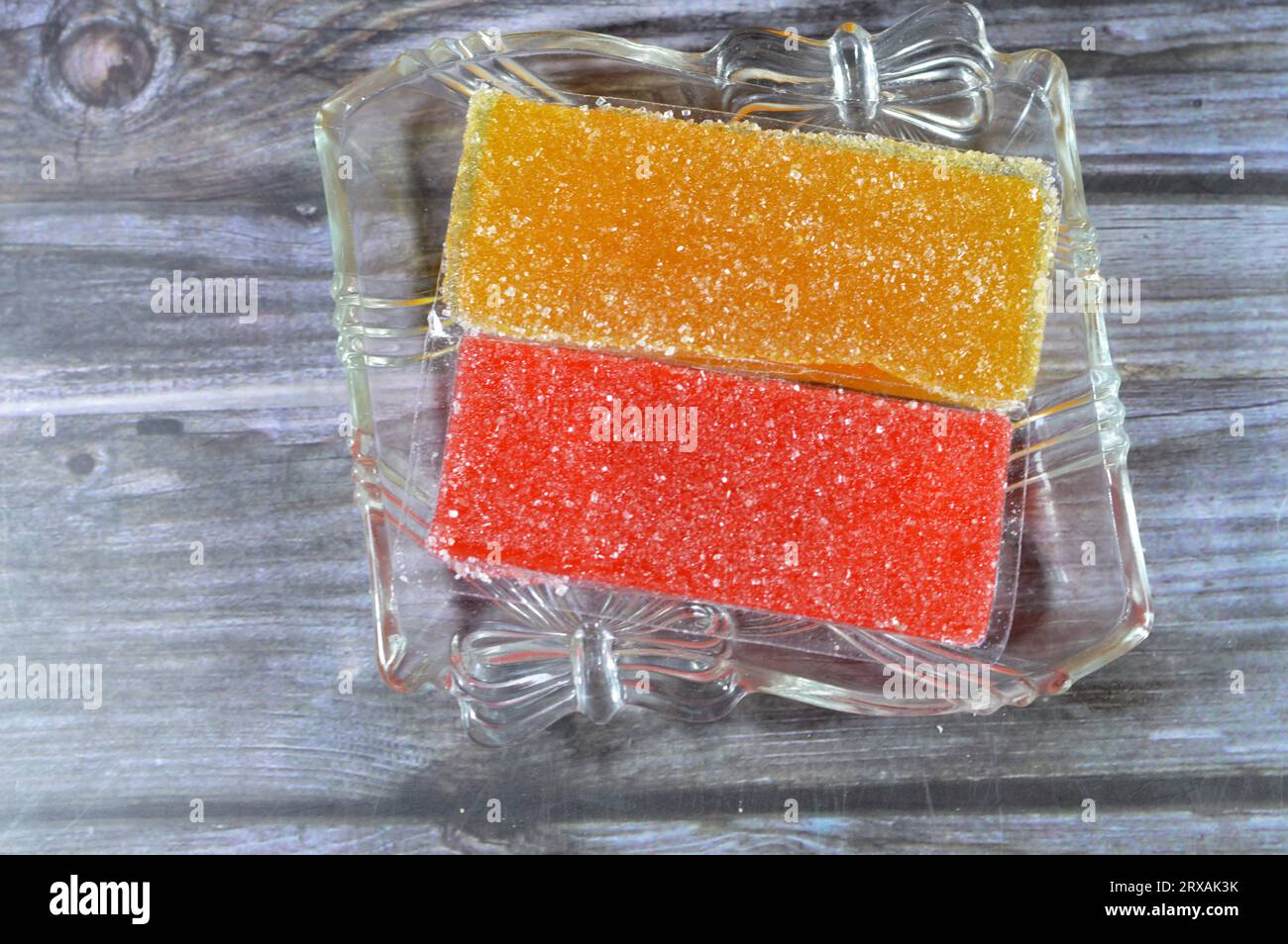 plain jelly colorful taffy candy sweets with flavors covered with sugar, Egyptian cultural