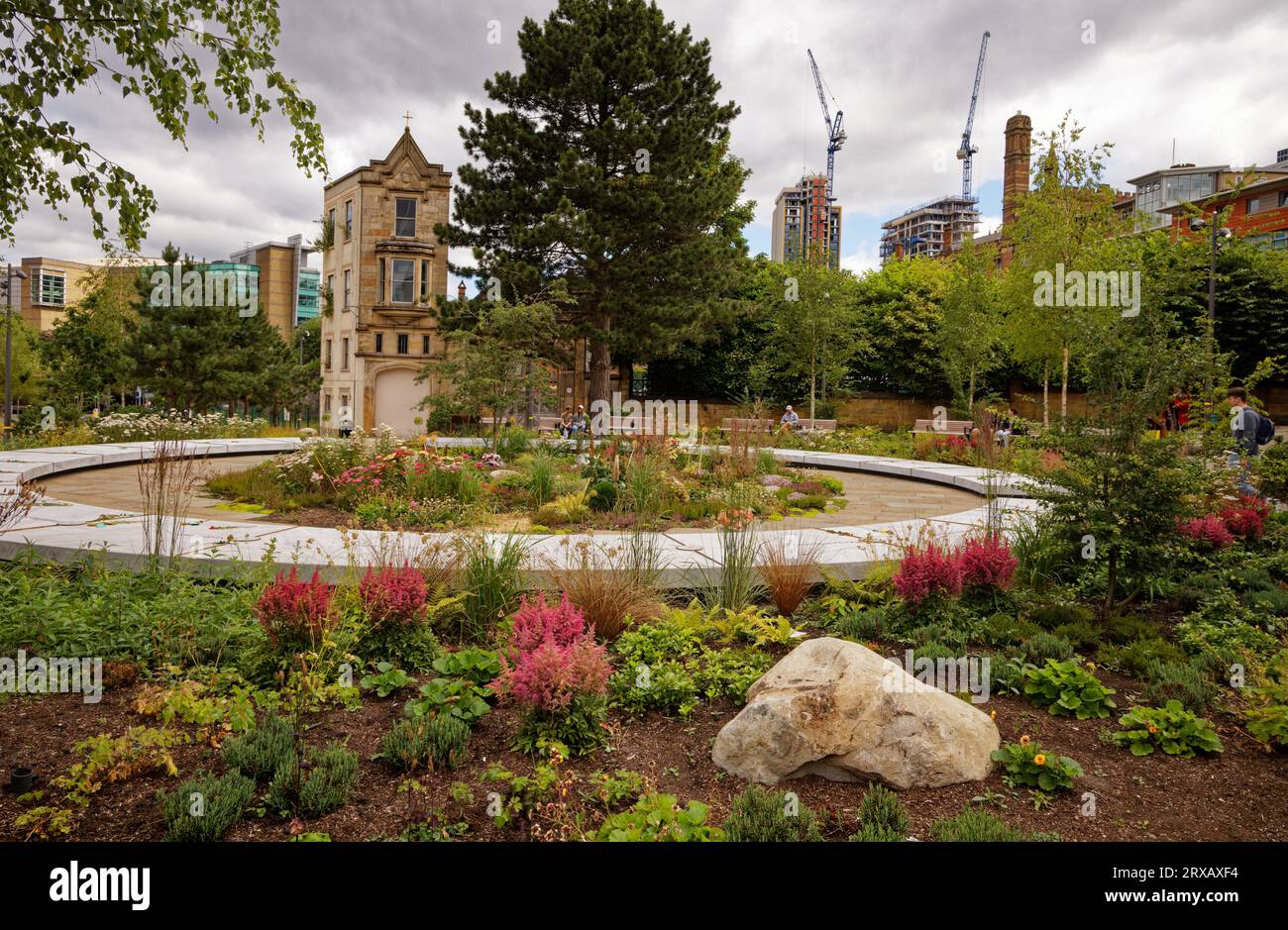 The Glade of Light, Manchester Stock Photo Alamy