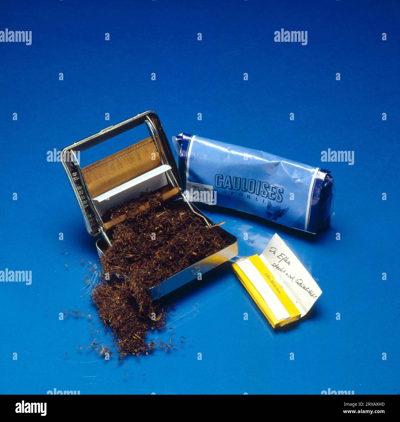 Roll your own, cigarette tobacco Stock Photo