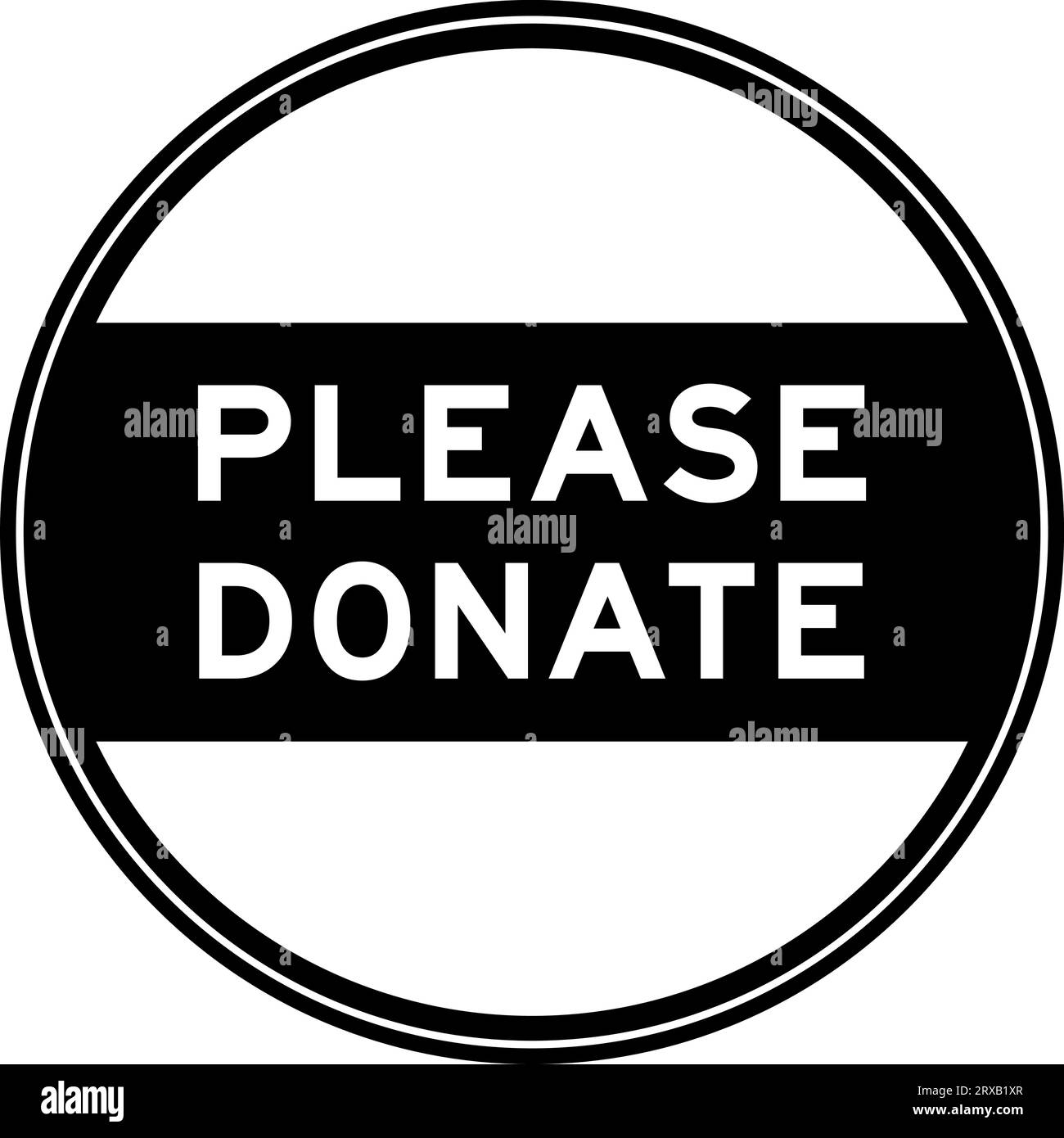 Donate please Stock Vector Images - Alamy