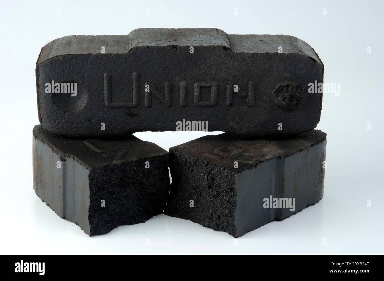 Lignite briquettes, brown coal, brown coals, brickett, coal, coal  bricketts, coal energy, fossil fuels Stock Photo - Alamy