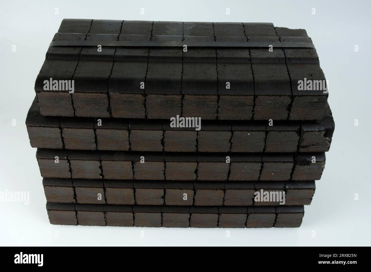 Lignite briquettes, brown coal, lignite, brickett, coal, coal bricketts,  coal energy, fossil fuels, exempt, object Stock Photo - Alamy