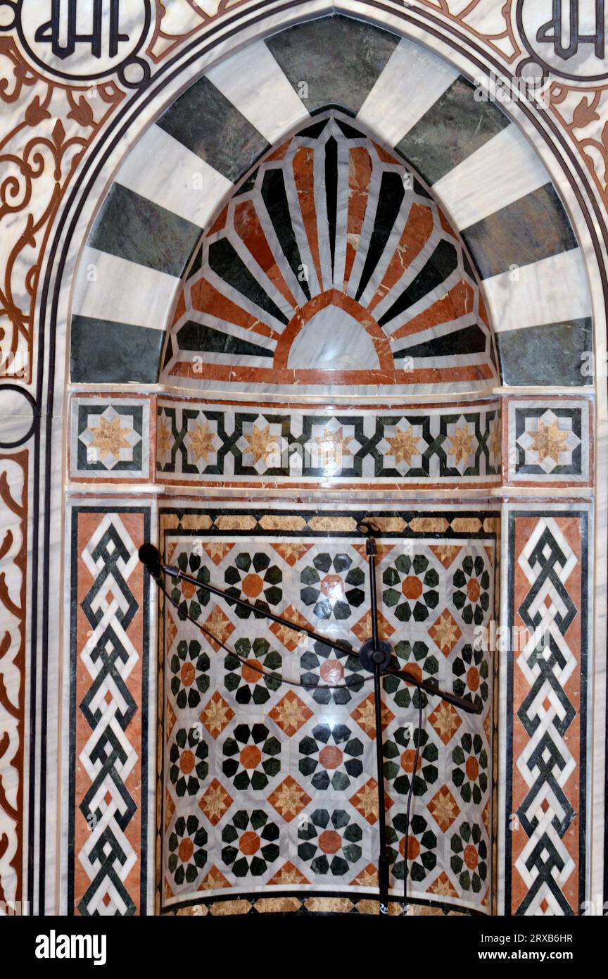 A Mosque Mihrab, a niche in the wall of a mosque that indicates the