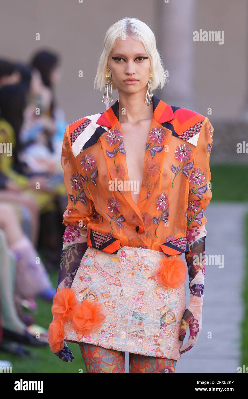 Milan, Italy. 24th Sep, 2023. Milan Fashion Week, Spring Summer 2025