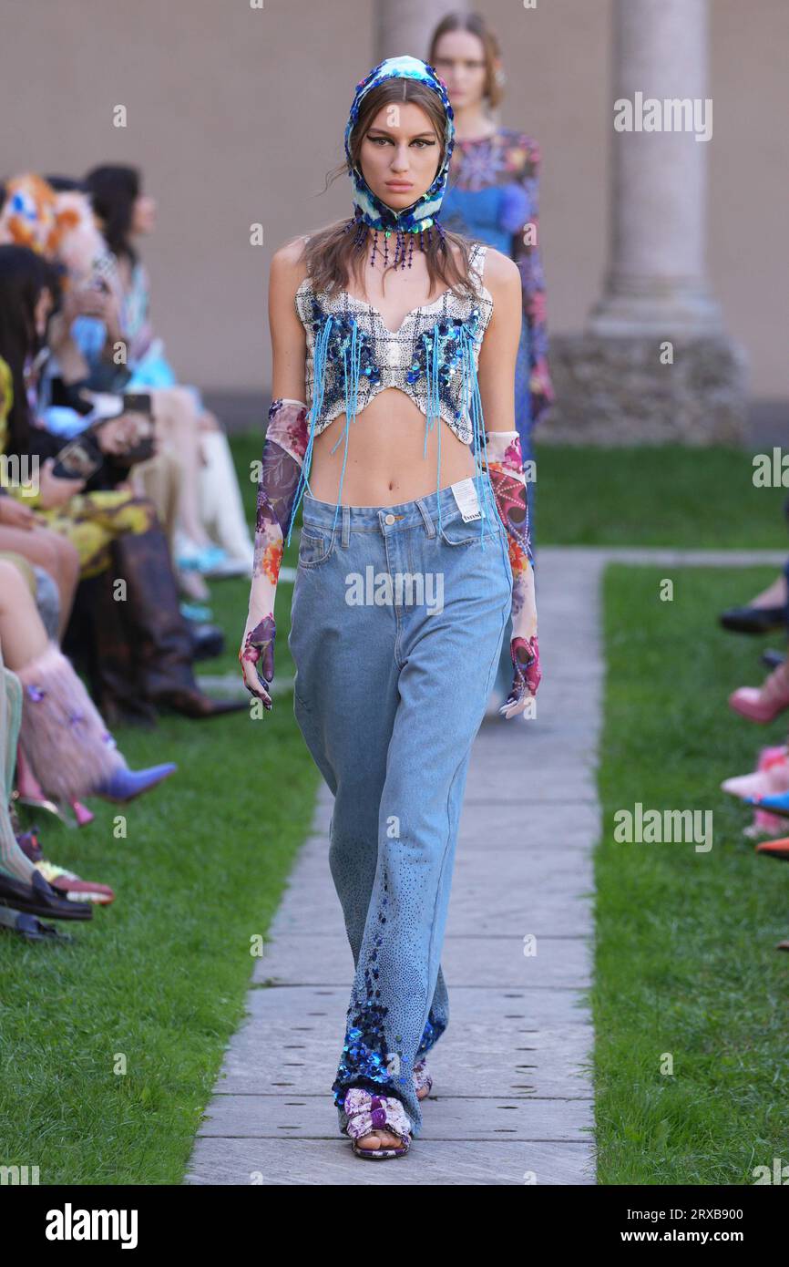 Milan, Italy. 24th Sep, 2023. Milan Fashion Week, Spring Summer 2025