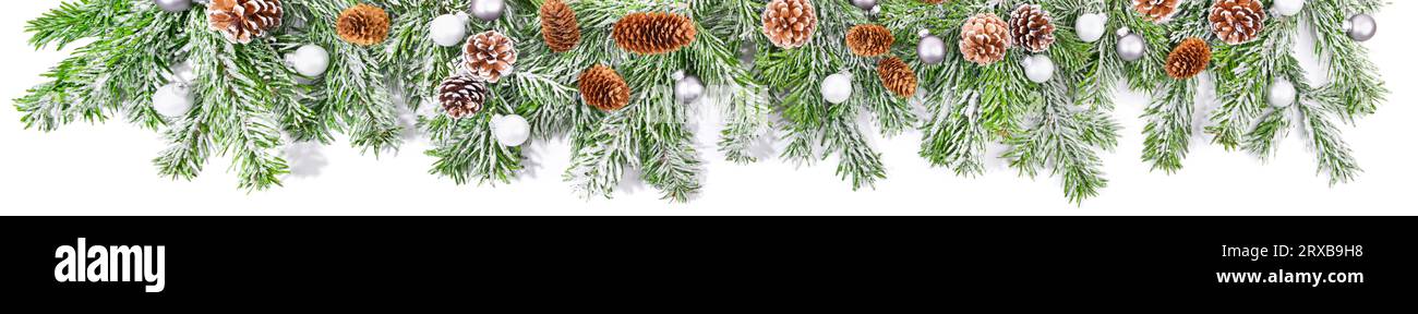 Christmas border banner wide hi-res stock photography and images - Alamy
