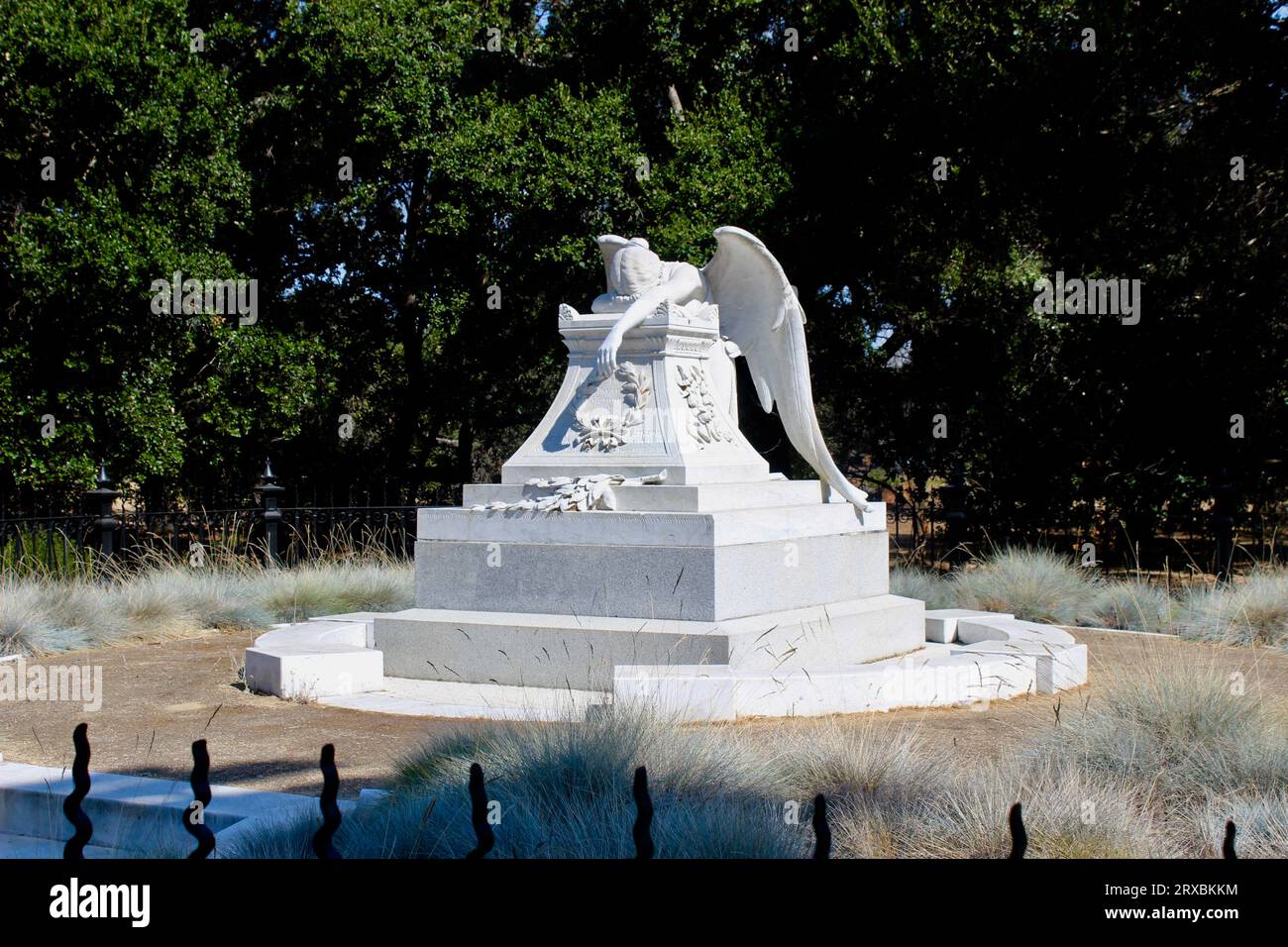 Angel of Grief, Stanford University, California Stock Photo