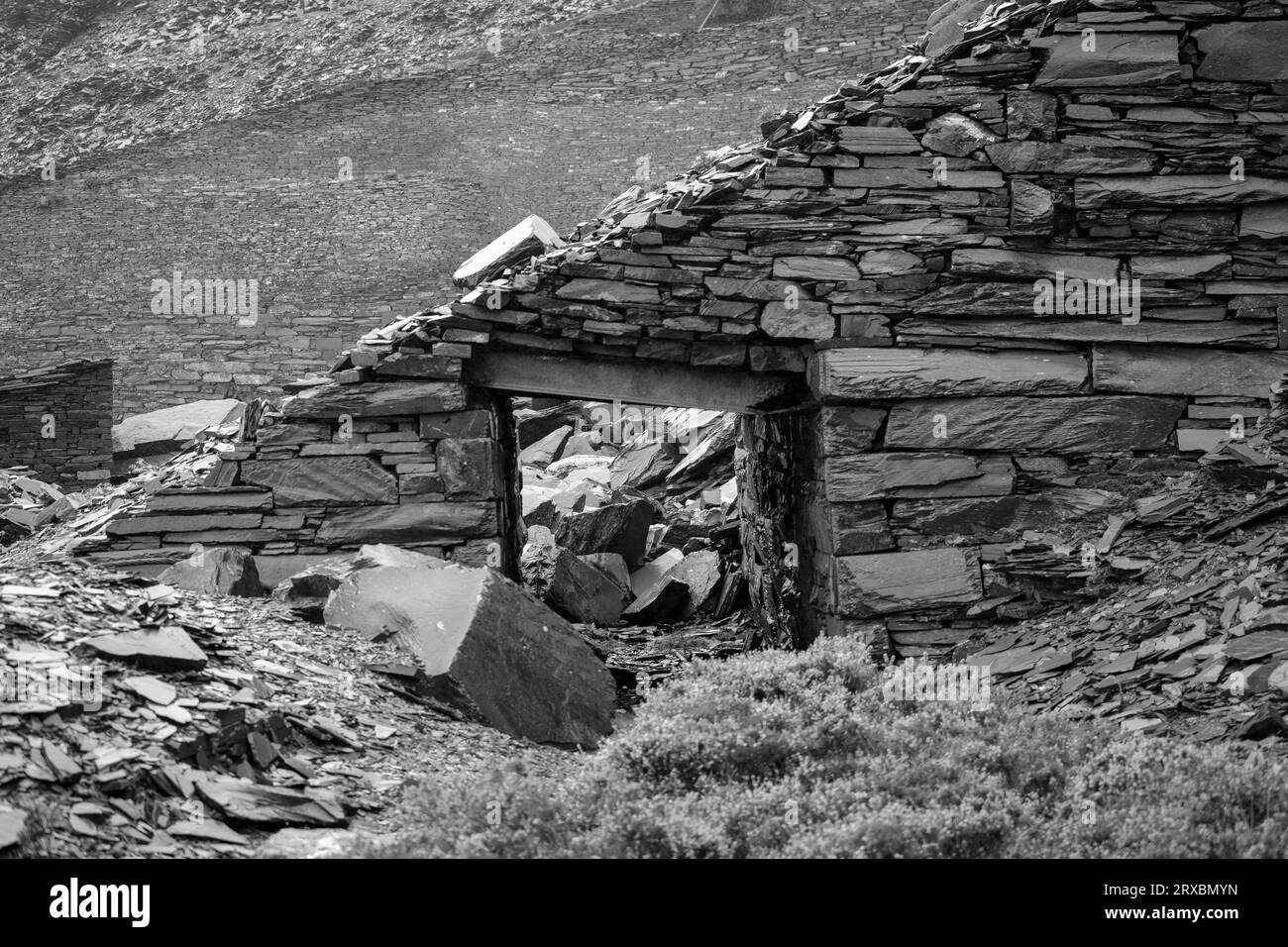 Views of Dinorwic Slate Quarry, situated between the villages of