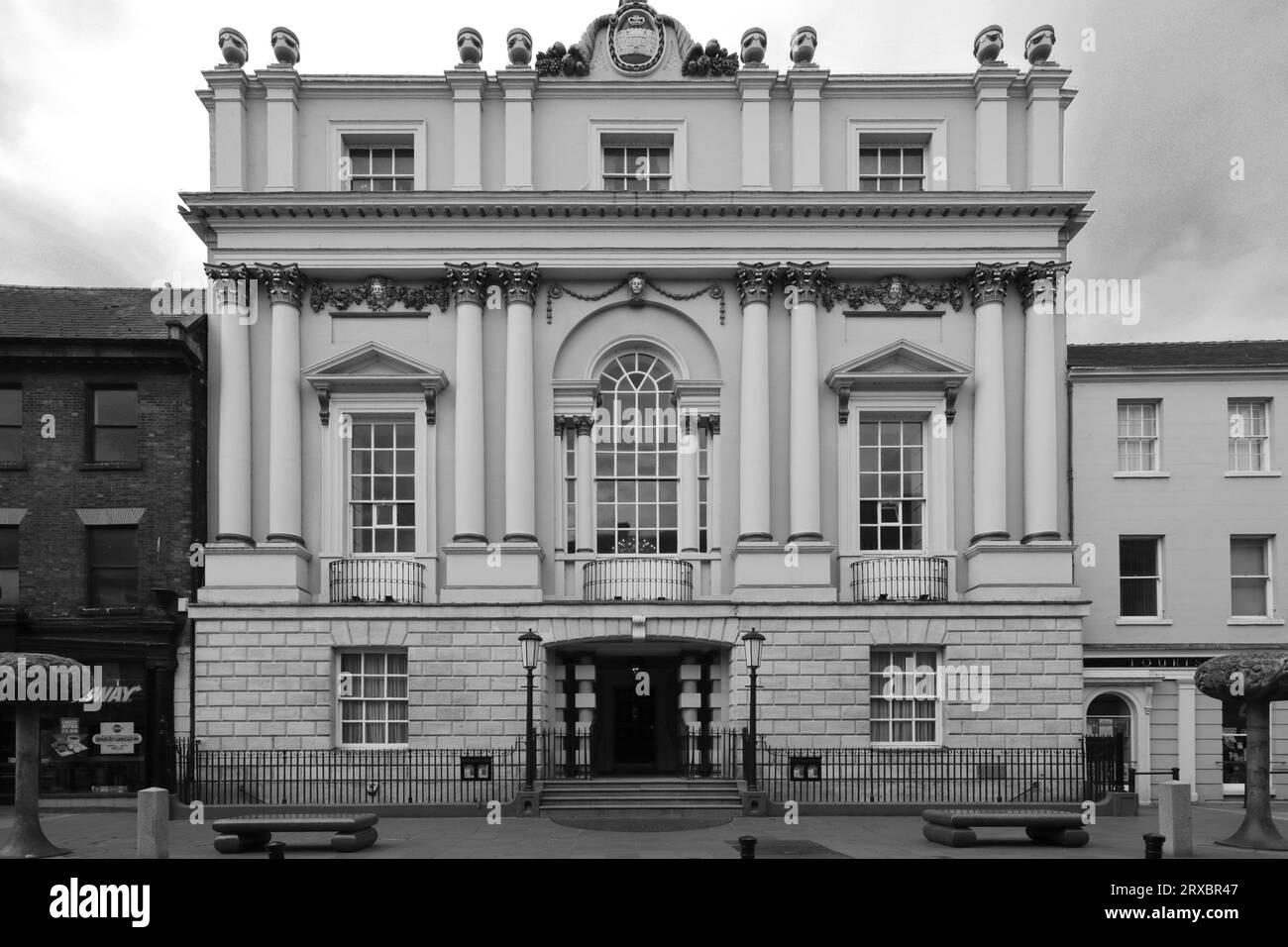 The Mansion House in Doncaster town, South Yorkshire, England, UK Stock Photo